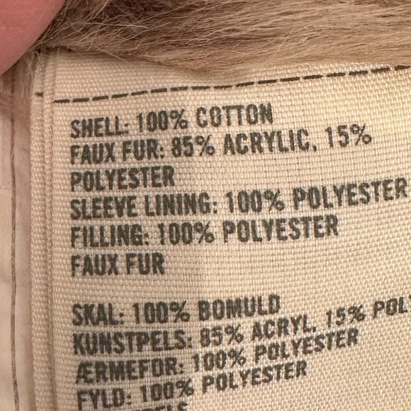 Hollister woman’s brown coat with faux fur lining size small - Picture 5 of 5